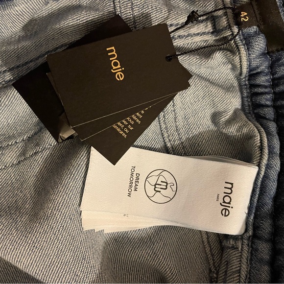 Maje NWT Women’s maje Jeans with Braided
Trim size 42 - Picture 9 of 14